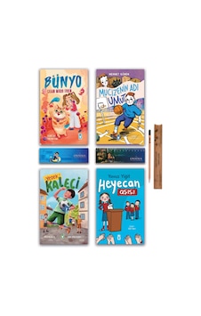 Timaş Çocuk Bünyo - Mucizenin Adı Umut - Yedek Kaleci - Heyecan Aşısı - 2. 3. Sınıf Hikaye Seti 4 Kitap Timaş Çocuk Bünyo - Mucizenin Adı Umut - Yedek Kaleci - Heyecan Aşısı - 2. 3. Sınıf Hikaye Seti 4 Kitap