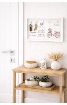 5 Li Dekoratif Duvar Anahtarlığı Kapı Yanı Anahtar Askılığı Şık Ve Dayanıklı Tasarım, 30x20 Cm Beyaz 5 Li Dekoratif Duvar Anahtarlığı Kapı Yanı Anahtar Askılığı Şık Ve Dayanıklı Tasarım, 30x20 Cm Beyaz