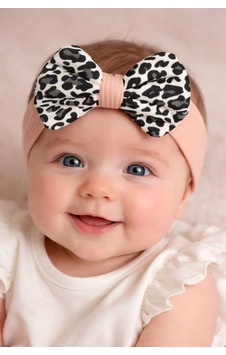 Leoparlı Bandana 6130 Koyu Bej Koyu Bej