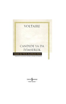 Candide Ya Da İyimserlik - Hasan Ali Yücel Klasikleri Candide Ya Da İyimserlik - Hasan Ali Yücel Klasikleri
