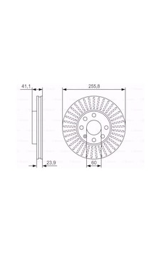 Opel Astra G 1.2 16V 1998-2009 Bosch Ön Fren Diski Opel Astra G 1.2 16V 1998-2009 Bosch Ön Fren Diski