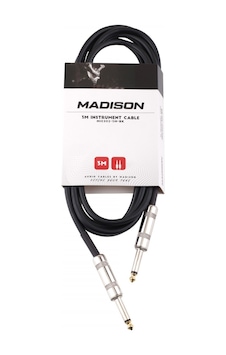 Madison Mıc002-3m-bk Gitar Kablosu 3m Siyah Pratik Ev Ve Stüd Madison Mıc002-3m-bk Gitar Kablosu 3m Siyah Pratik Ev Ve Stüd