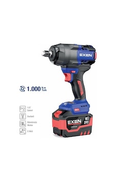 Exen EN 286 SM 21V 6AH 1000 NM Kömürsüz Şarjlı Somun Sökme Makinesi