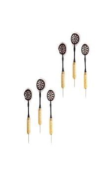 Delta 6 Adet 22 Gram Dart Oku Çelik Uç Pirinç Gövde Renkli Kanat Dart Oku Seti Delta 6 Adet 22 Gram Dart Oku Çelik Uç Pirinç Gövde Renkli Kanat Dart Oku Seti