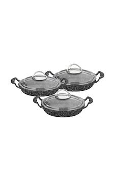 Granit Döküm Sahan 3 Lü Set Granit Döküm Sahan 3 Lü Set