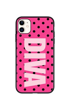 Apple iPhone Uyumlu 12 Dıva Pembe Siyah Puantiyeli Telefon Kılıfı Şık Tasarım Pembe Apple iPhone Uyumlu 12 Dıva Pembe Siyah Puantiyeli Telefon Kılıfı Şık Tasarım Pembe