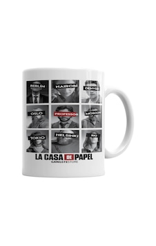 La Casa De Papel Kupa Bardak Porselen No33340 Karışık La Casa De Papel Kupa Bardak Porselen No33340 Karışık