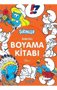Şirinler-Öğretici Boyama Kitabı - Pierre Culliford - Pogo