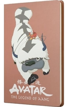 Mabbels Avatar Appa ve Aang Sert Kapak Butik Defter Puce Rengi Mabbels Avatar Appa ve Aang Sert Kapak Butik Defter Puce Rengi