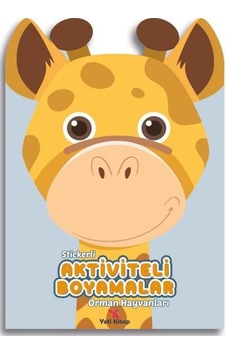 Stickerli Aktiviteli Boyamalar - Orman Hayvanları- Yeti Kitap