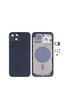Apple Uyumlu iPhone 13 Kasa Boş Sim Kart Tepsisi Ve Yan Tuşlar Ve Kamera Lensi Siyah İnd08895 Apple Uyumlu iPhone 13 Kasa Boş Sim Kart Tepsisi Ve Yan Tuşlar Ve Kamera Lensi Siyah İnd08895