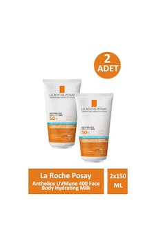 La Roche Posay Anthelios Uvmune 400 Face Body Hydrating Milk 150 Ml 2 Adet La Roche Posay Anthelios Uvmune 400 Face Body Hydrating Milk 150 Ml 2 Adet