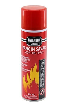 Swanson Rüzgar Works Yangın Savar Sprey 500ml Ev, Ofis, Oto Araç - 24'li Paket