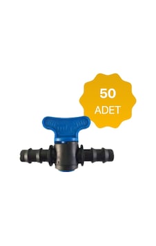 Damlama Sulama Kurtağzı Mini Vana - 16X16Mm (50 Adet) Damlama Sulama Kurtağzı Mini Vana - 16X16Mm (50 Adet)