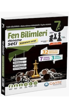 Çanta 2025 7. Sınıf Fen Bilimleri Kazanım Sıralı Deneme Seti Çanta 2025 7. Sınıf Fen Bilimleri Kazanım Sıralı Deneme Seti