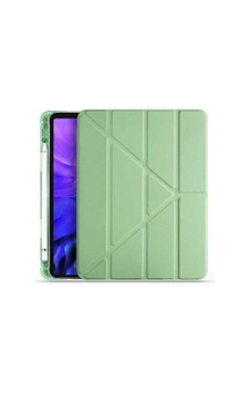 Apple iPad Uyumlu Air 11inç M4/m3/m2 2026-2024 İle Uyumlu Kılıf Kalem Bölmeli Trifolding Case Açık Yeşil Sku: Zeusb0dy5hdbfw Arka Kapak
