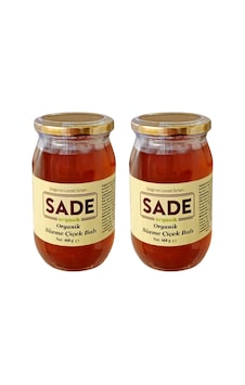 Sade Organik Süzme Çiçek Balı 460 Gr. 2 Li Paket Sade Organik Süzme Çiçek Balı 460 Gr. 2 Li Paket