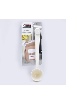 Kanji Klipsli Çay Kahve Ölçü Kaşığı - Beyaz Sku: Zeus8690010571595