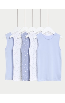 Marks & Spencer 5'li Çocuk Atlet Seti T71001286v Mor Marks & Spencer 5'li Çocuk Atlet Seti T71001286v Mor