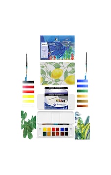 Glance Daler Rowney Aquafine Sulu Boya Seti 12'li Glance Daler Rowney Aquafine Sulu Boya Seti 12'li