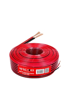 Magicvoice Mv-29558 2x0.75mm Siyah Kırmızı 100 Metre Cca Hoparlör Ses Kablosu Magicvoice Mv-29558 2x0.75mm Siyah Kırmızı 100 Metre Cca Hoparlör Ses Kablosu