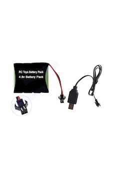 Tnl 4.8v 1100mah Siyah Soketli Oyuncak Araba Pili Ve Usb Şarj Cihazı Tnl 4.8v 1100mah Siyah Soketli Oyuncak Araba Pili Ve Usb Şarj Cihazı