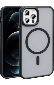 Apple Uyumlu iPhone 12 Pro Max Kılıf M-safe Şarj Özellikli Mat Arka Yüzey Zore Sio Kapak