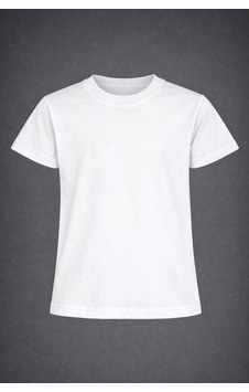 Dıgıl Kids Unisex Çocuk Düz Tişört Sade Beyaz Dıgıl Kids Unisex Çocuk Düz Tişört Sade Beyaz