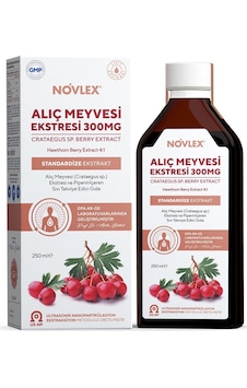 Novlex Alıç Meyve Eki ve Piperin 250 ML Novlex Alıç Meyve Eki ve Piperin 250 ML