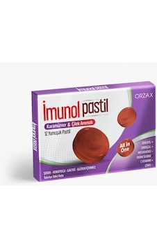 Orzax İmunol Karamürver & Çilek Aromalı 12 Pastil Orzax İmunol Karamürver & Çilek Aromalı 12 Pastil