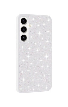 Galaxy S24 Plus Kılıf Parlak Taşlı Tasarım Zore Pırlanta Kapak Beyaz Galaxy S24 Plus Kılıf Parlak Taşlı Tasarım Zore Pırlanta Kapak Beyaz