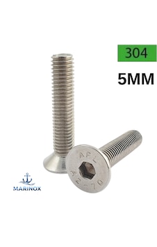 M5 Paslanmaz Havşa Baş İmbus Civata Çeşitleri Dın7991 A2 Aısı 304 Kalite M5 x 25 M5 Paslanmaz Havşa Baş İmbus Civata Çeşitleri Dın7991 A2 Aısı 304 Kalite M5 x 25
