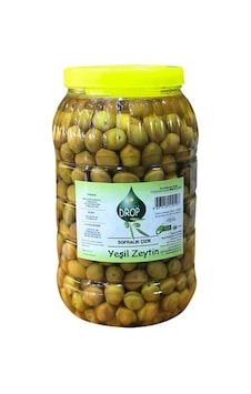 Drop Edremit Yeşil Çizik Zeytin Pet 2 KG Drop Edremit Yeşil Çizik Zeytin Pet 2 KG