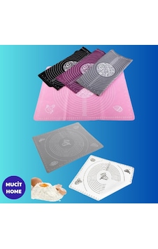 Mucit Home Büyük Silikon Hamur Açma Matı 45x65 - Silikon Hamur Matı Mucit Home Büyük Silikon Hamur Açma Matı 45x65 - Silikon Hamur Matı