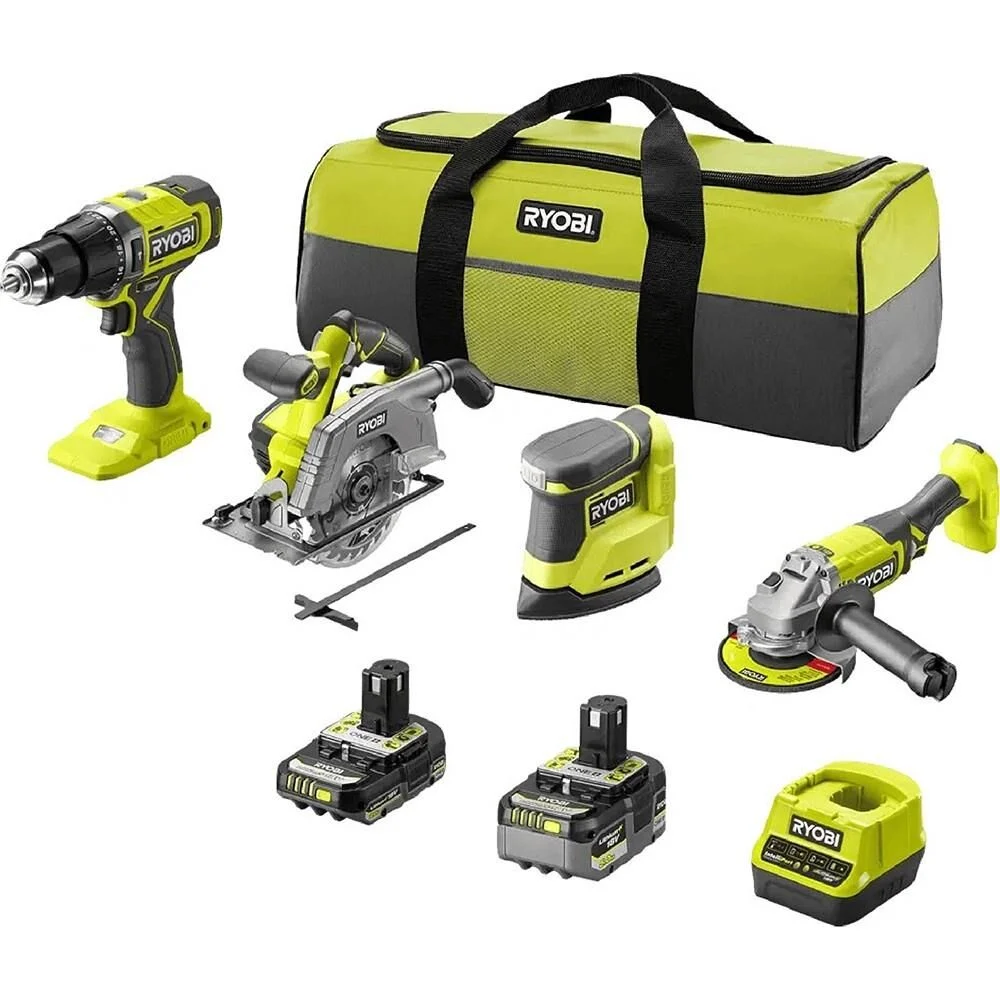 Ryobi R18ck4g-252s One+ 4'lü Kombo Kit Rpd18+rjs18+r18csp+prs18 + 1x5.0ah+1x2.0ah + Şarj Cihazı 5133006717 Ryobi R18ck4g-252s One+ 4'lü Kombo Kit Rpd18+rjs18+r18csp+prs18 + 1x5.0ah+1x2.0ah + Şarj Cihazı 5133006717