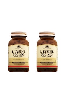 Solgar L-Lysine 500 MG 50 Tablet 2'Li Avantaj Paket Solgar L-Lysine 500 MG 50 Tablet 2'Li Avantaj Paket