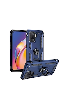Oppo Reno 5 Lite Kılıf Tank Zırh Yüzüklü Mıknatıslı Standlı Kapak Vega Oppo Reno 5 Lite Kılıf Tank Zırh Yüzüklü Mıknatıslı Standlı Kapak Vega