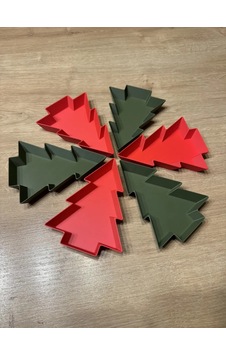 3d Baskı Yılbaşı Ağacı Şeklinde İstiflenebilir Kase Seti Kurabiye Ve Çerez Tabağı Kırmızı Yeşil 3d Baskı Yılbaşı Ağacı Şeklinde İstiflenebilir Kase Seti Kurabiye Ve Çerez Tabağı Kırmızı Yeşil