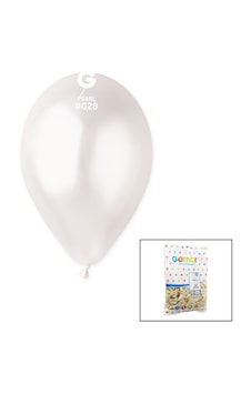 Gm-110-28 Metalik - Beyaz Balon 11&apos &apos - 28cm - 100 Parça Çok Renkli Gm-110-28 Metalik - Beyaz Balon 11&apos &apos - 28cm - 100 Parça Çok Renkli