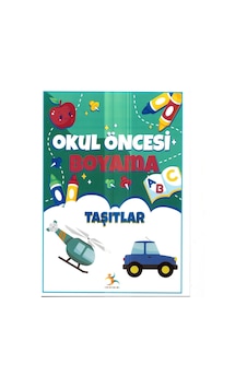 Okul Öncesi Taşıtlar Boyama Kitabı, Eğitici Aktivite Seti, 3-6 Yaş Arası Okul Öncesi Taşıtlar Boyama Kitabı, Eğitici Aktivite Seti, 3-6 Yaş Arası