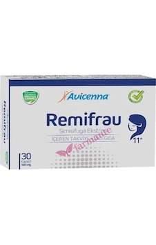 Avicenna Remifrau 30 Kapsül Bitkisel Ekstre Içeren Gıda Takviyesi Avicenna Remifrau 30 Kapsül Bitkisel Ekstre Içeren Gıda Takviyesi
