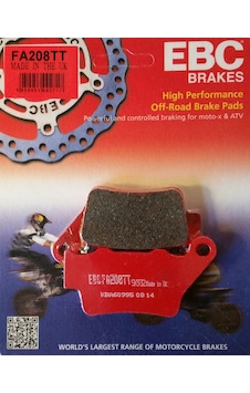 2009-2020 Ktm 690 Enduro R Arka Fren Balatası Ebc Fa208Tt Karbon 2009-2020 Ktm 690 Enduro R Arka Fren Balatası Ebc Fa208Tt Karbon