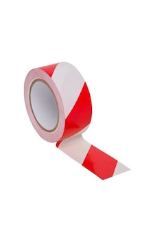 Yer İşaretleme Bandı Kırmızı Beyaz 50 Mm 30 Metre Yer İşaretleme Bandı Kırmızı Beyaz 50 Mm 30 Metre