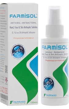 Farmisol El Yüz ve Cilt Antiseptik Solüsyonu 100 ML Farmisol El Yüz ve Cilt Antiseptik Solüsyonu 100 ML