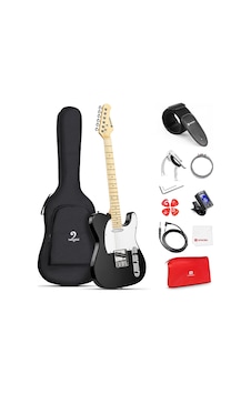 Vangoa Elektro Gitar Black Vangoa Elektro Gitar Black