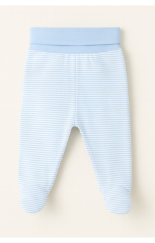 Çizgili Patikli Pantalon Mavi Çizgili Patikli Pantalon Mavi