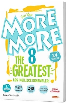 Kurmay Yayınları 8.sınıf More&more The Greatest 1.dönem Lgs Denemeleri 24 Deneme Kurmay Yayınları 8.sınıf More&more The Greatest 1.dönem Lgs Denemeleri 24 Deneme