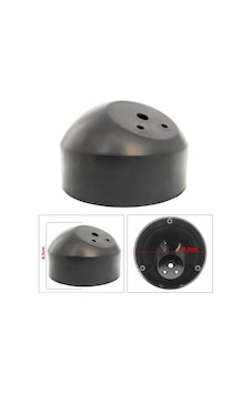 Tweeter Dome Kabin Yuvası 10cm Tabansız Siyah 2 Adet Tweeter Dome Kabin Yuvası 10cm Tabansız Siyah 2 Adet