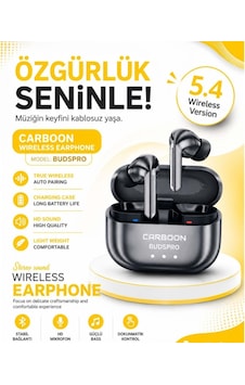 Carboon Budspro Bluetooth 5.4 Kulak İçi Kulaklık Carboon Budspro Bluetooth 5.4 Kulak İçi Kulaklık