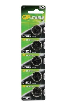 Aa Pil Gp Cr2025 3 V Lityum 5'li Para